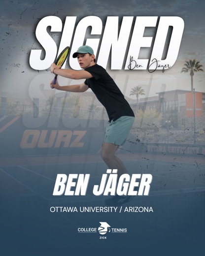 SIGNED — Ben Jäger · Ottawa University Arizona