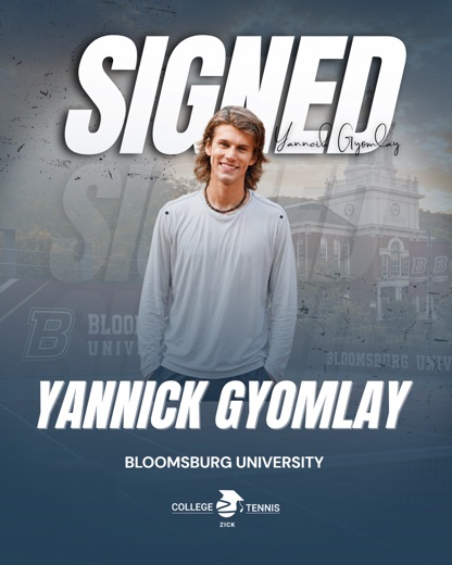 SIGNED — Yannick Gyomlay · Bloomsburg University