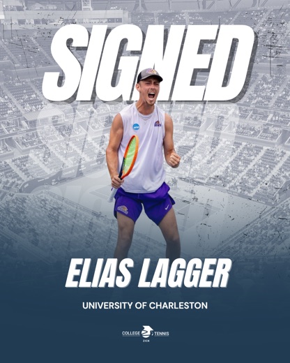 SIGNED — Elias Lagger · University of Charleston