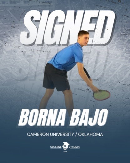 SIGNED — Borna Bajo · Cameron University