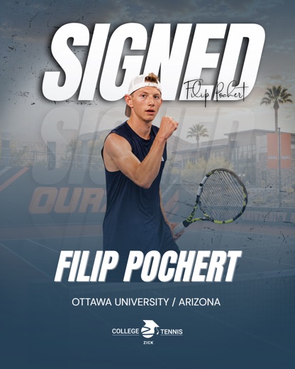 SIGNED — Filip Pochert · Ottawa University Arizona